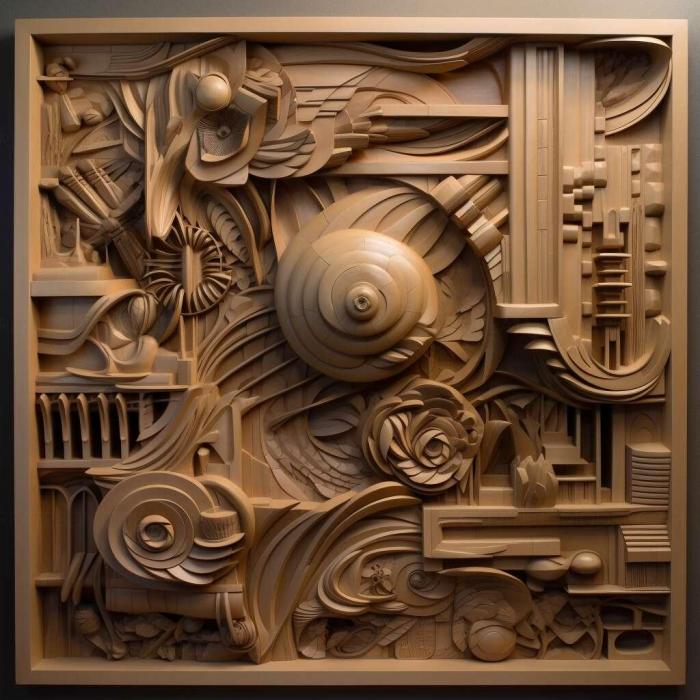 نموذج ثلاثي الأبعاد لآلة CNC 3D Art 